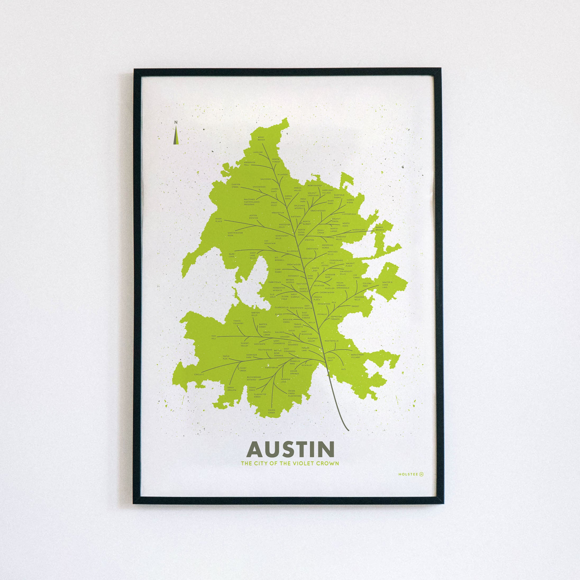 Greenmaps Austin (18x24)