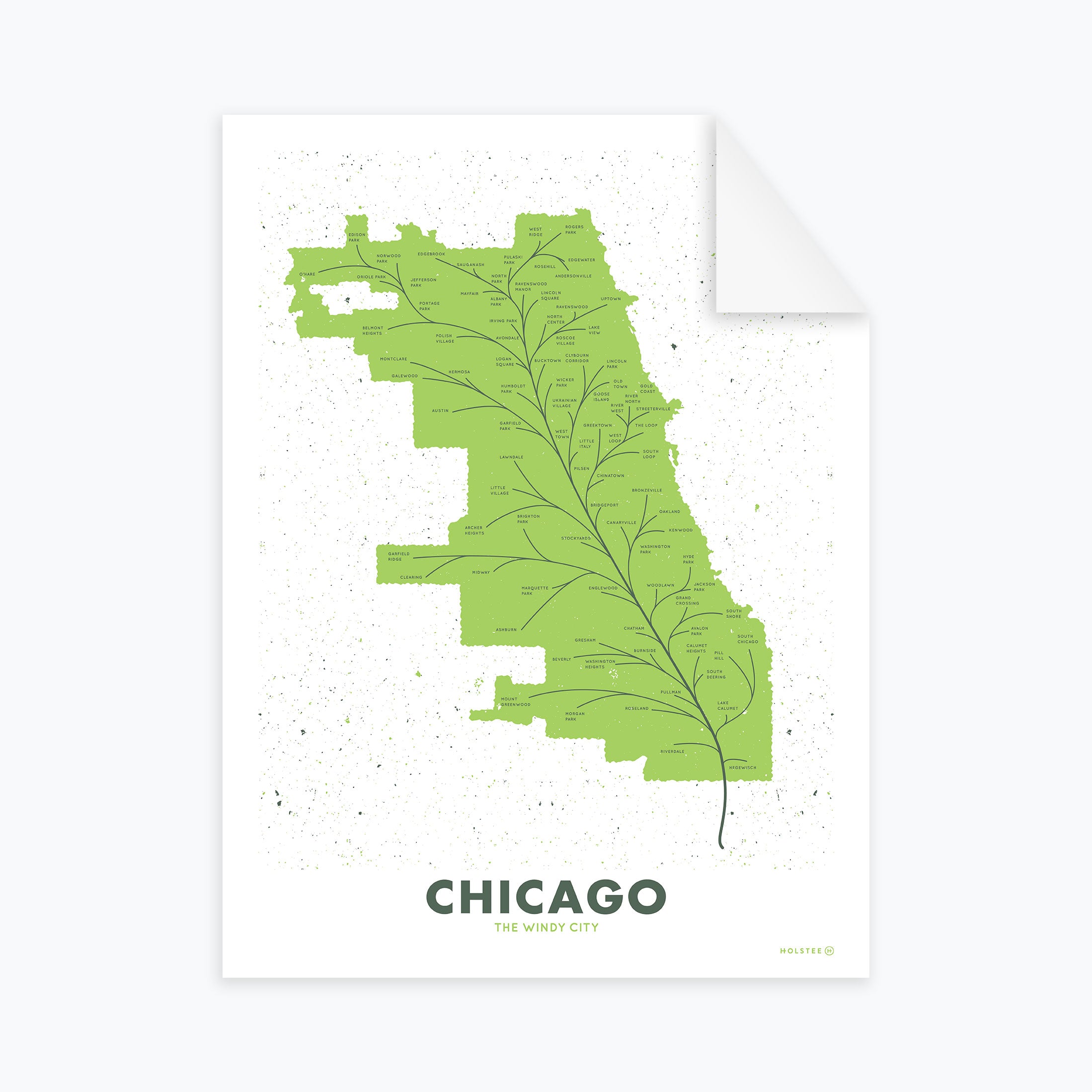 Greenmaps Chicago (18x24)