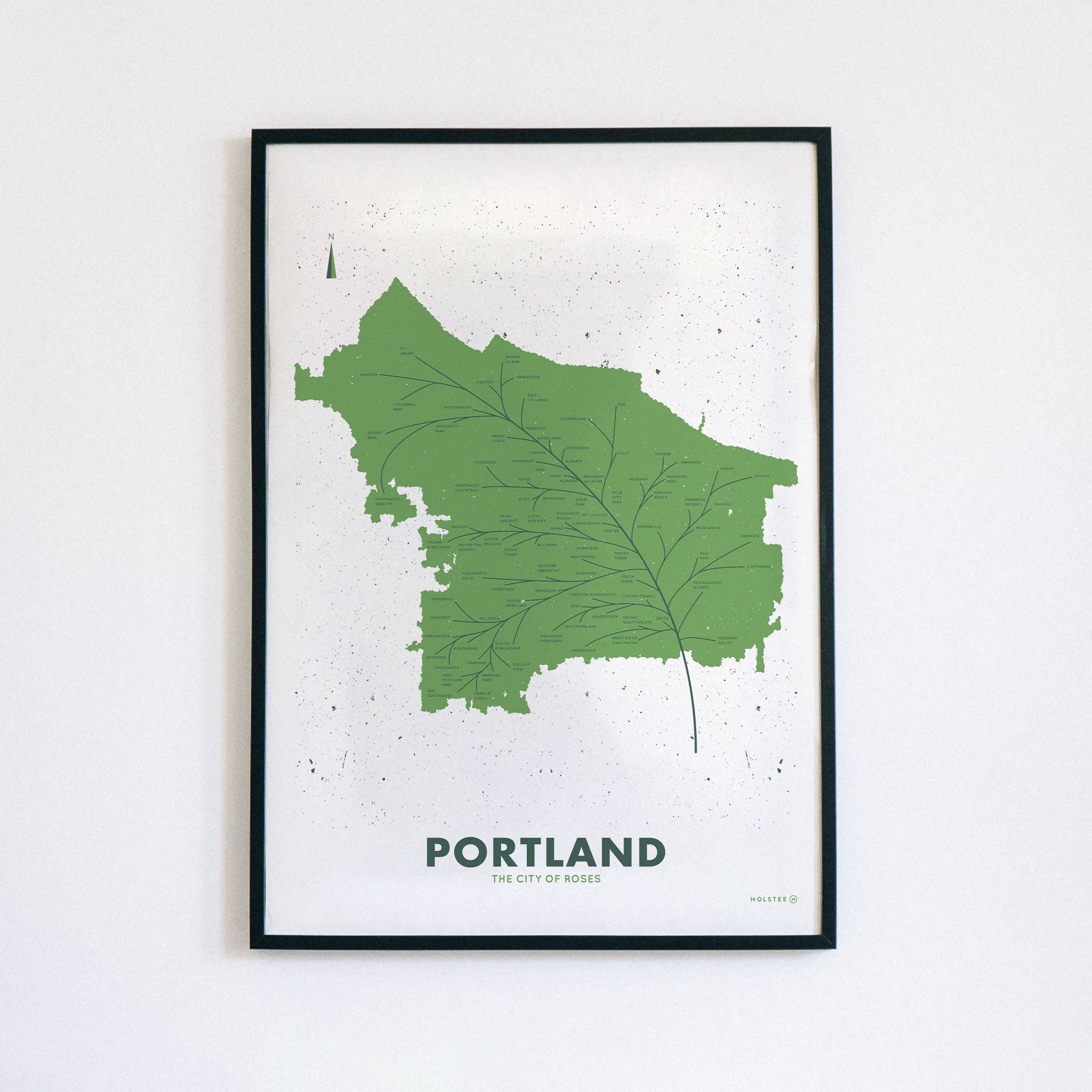 Greenmaps Portland (18x24)