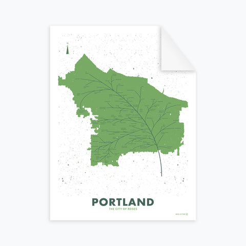 Greenmaps Portland (18x24)