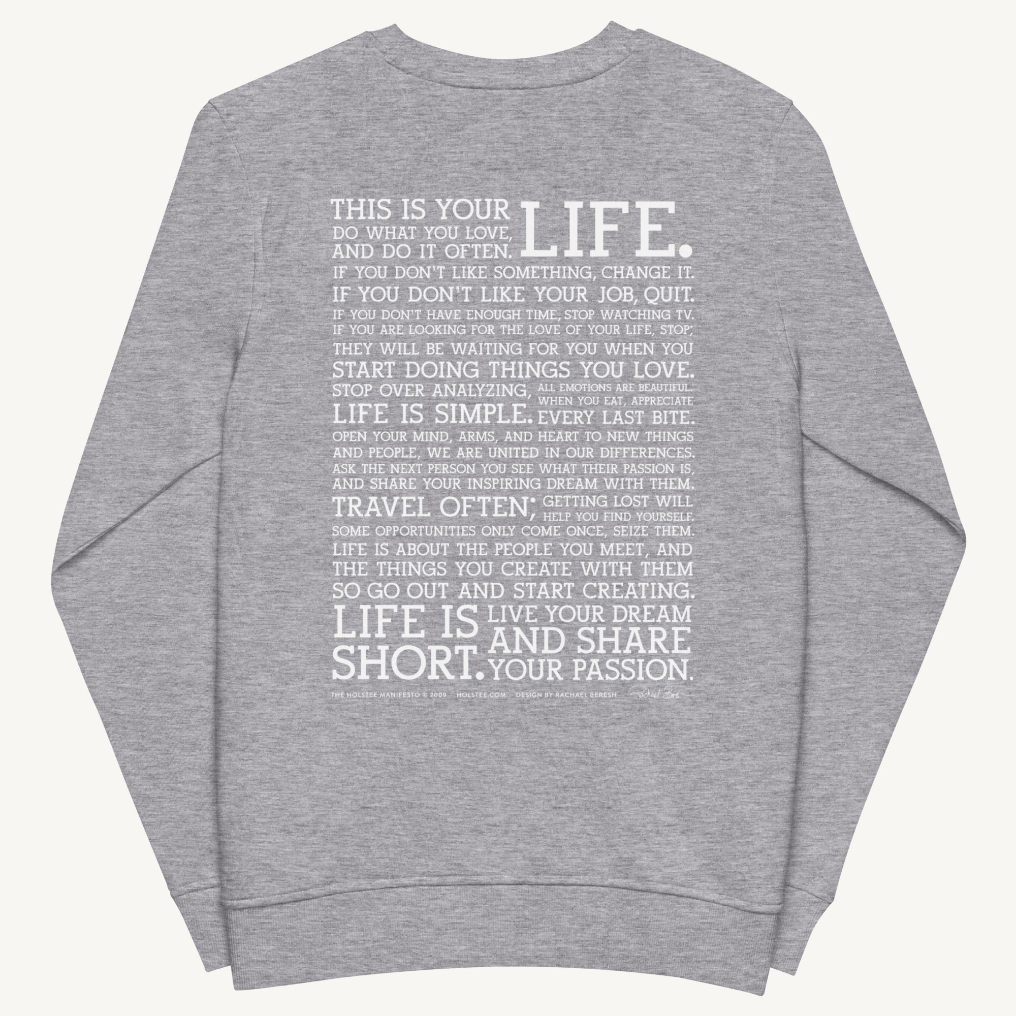 Holstee Manifesto Sweatshirt