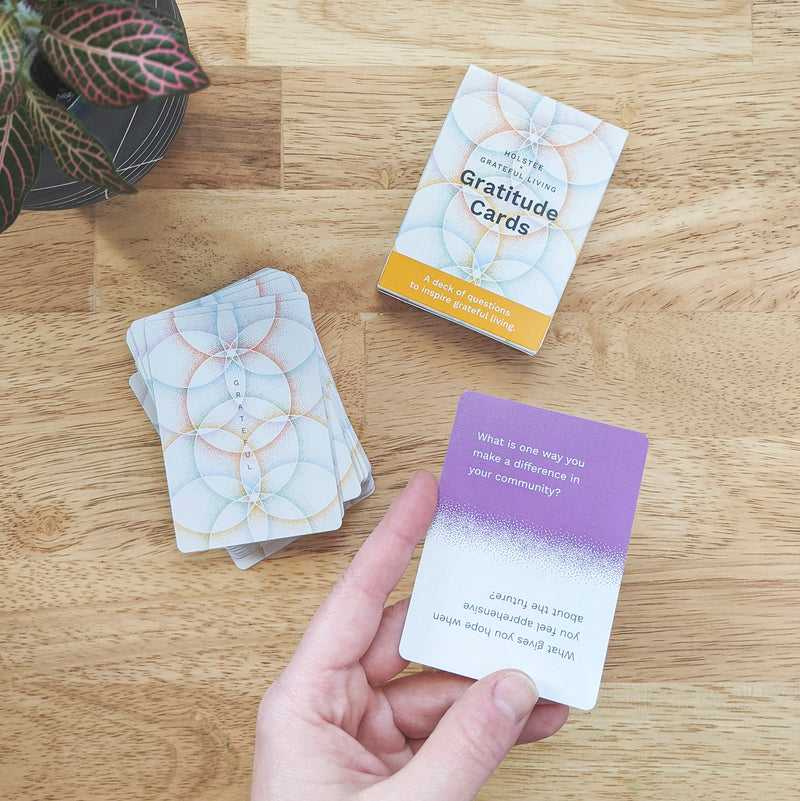 Gratitude Cards, A gratitude card deck of questions and examples to  inspire grateful living